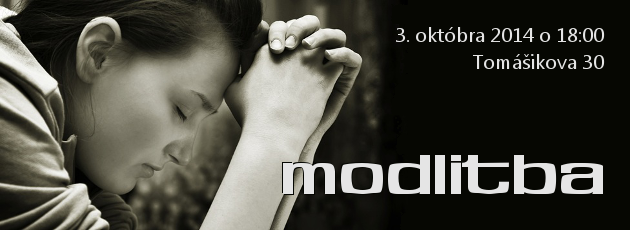 Modlitba – 3.10.2014