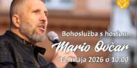 10.5. – bohoslužba s hosťom Mariom Ovčarom